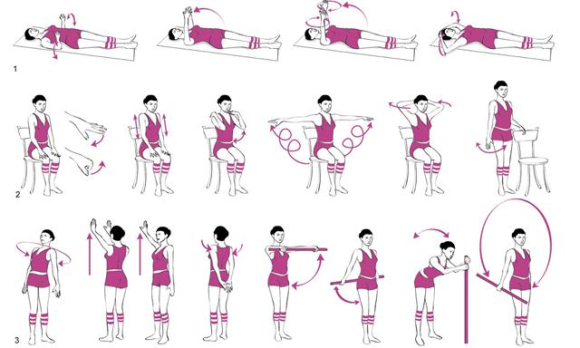 10 упражнений ЛФК при шейном остеохондрозе